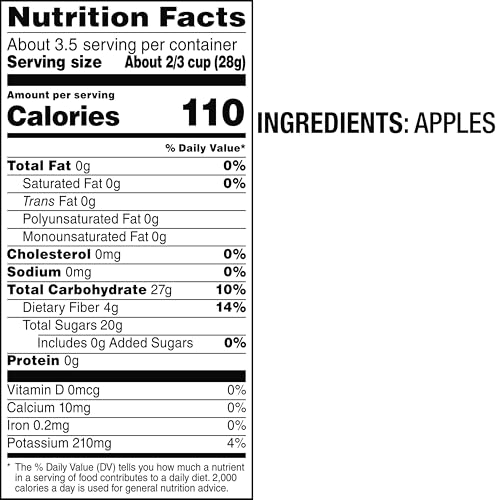 Bare Crunchy Apple Chips texture close-up highlighting crisp bite.