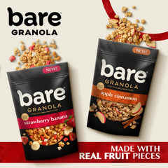 Bare Granola Variety Pack bowl with granola highlights fiber-rich morning option.