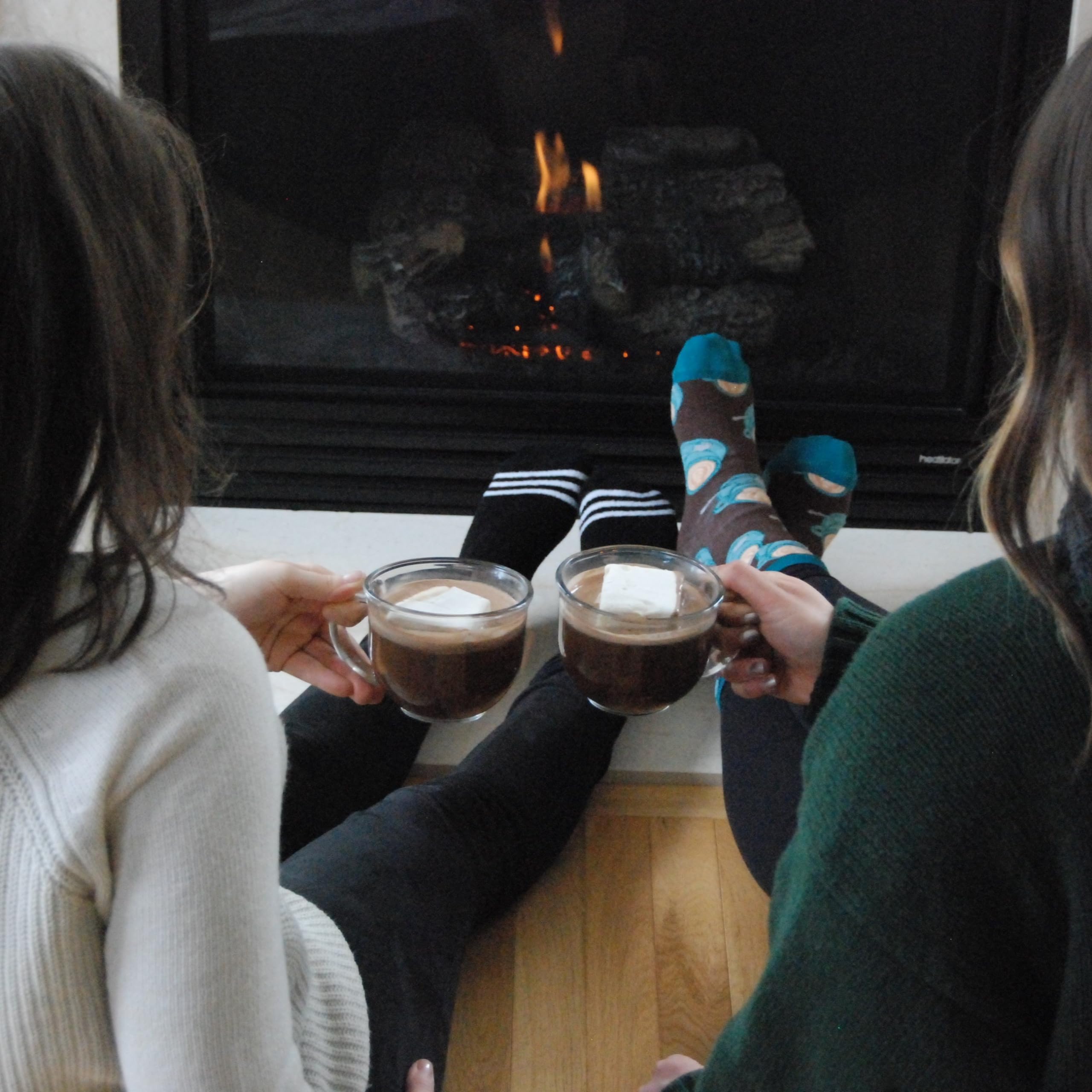Label on Bare Life Peppermint Hot Cocoa showing gluten-free and organic certifications.