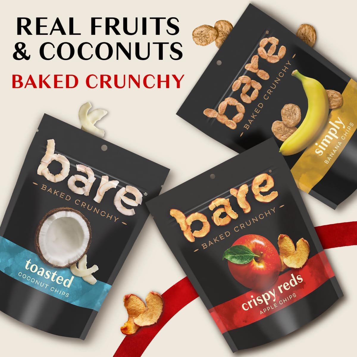 Bare No preservatives Apple Chips on-the-go view.