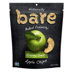 Bare Snacks Granny Smith Apple Chips bag, convenient on-the-go snack.