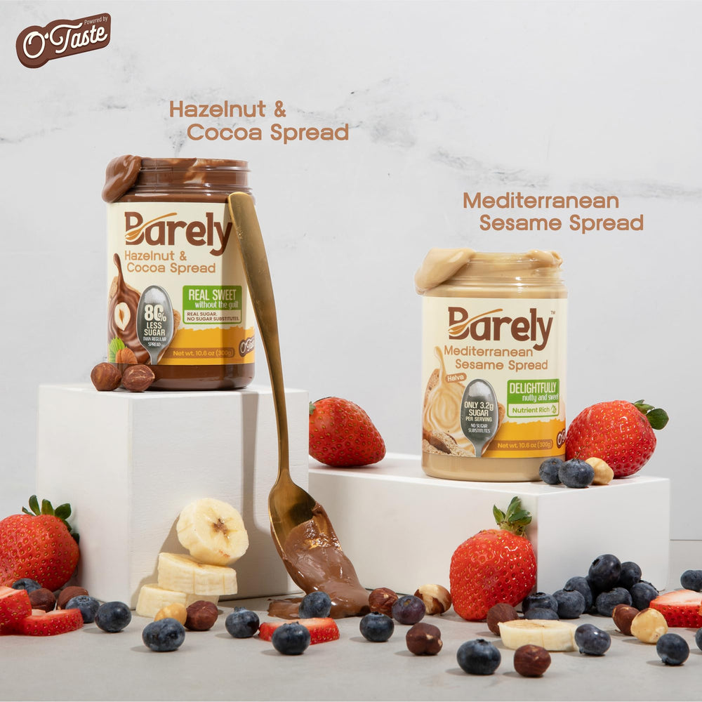Barely jar in pantry showcasing sugar-smart indulgence for everyday use.