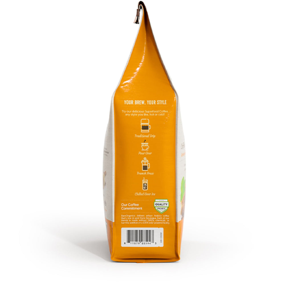 BareOrganics Focus Coffee ready-to-brew packaging for easy daily use.
