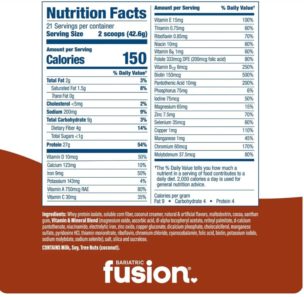 Bariatric Fusion blender-mixing scene; creamy shake texture.