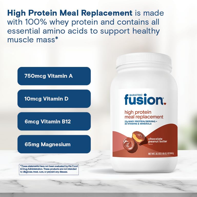 Bariatric Fusion powder dissolving; creamy texture close-up.