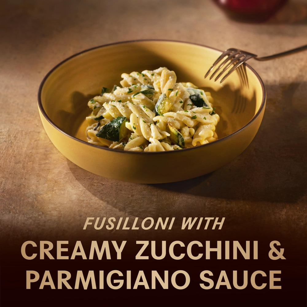 Barilla Al Bronzo Fusilloni corkscrew shape is perfect for grabbing sauces.