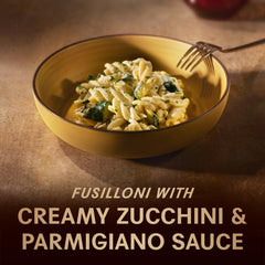 Barilla Al Bronzo Fusilloni corkscrew shape is perfect for grabbing sauces.