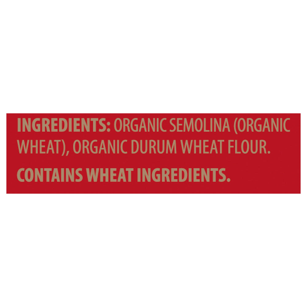 Barilla Al Bronzo Mezzi Rigatoni with textured grooves holding sauce
