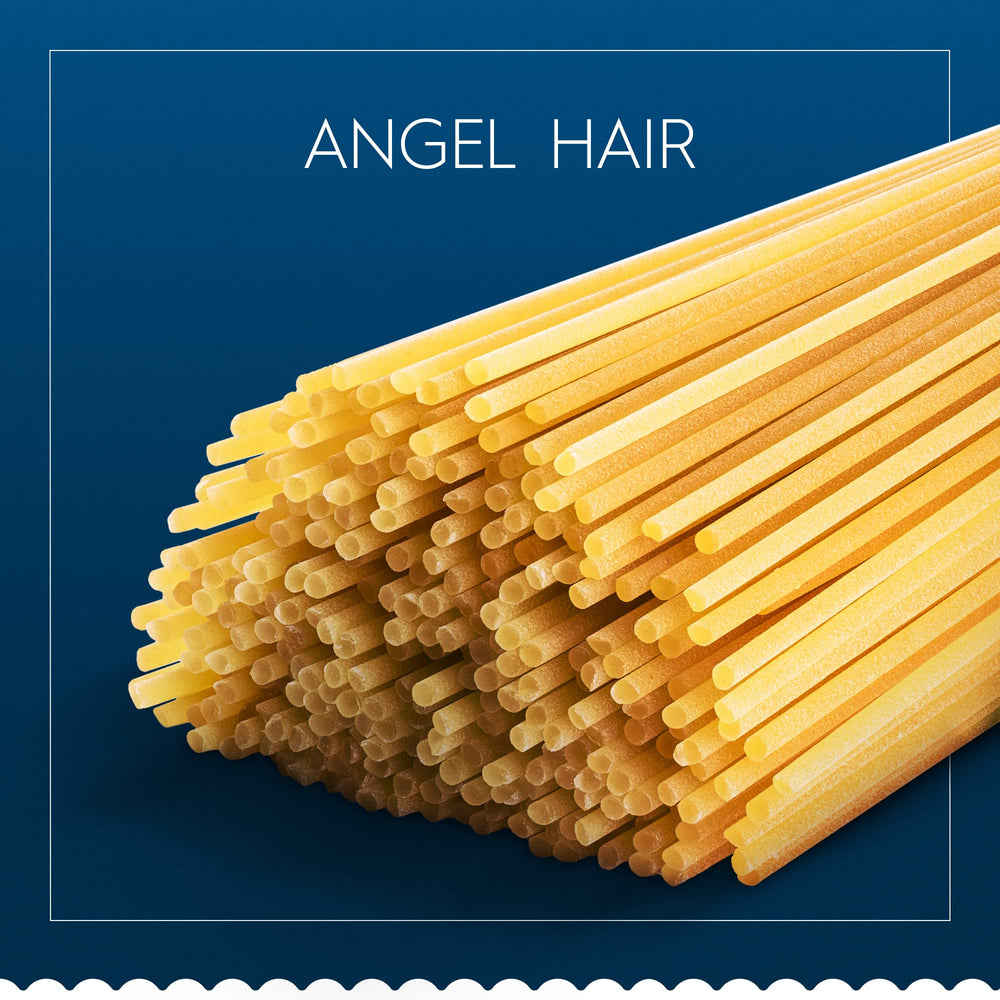 Barilla Angel Hair Pasta ready in minutes for al dente pasta.