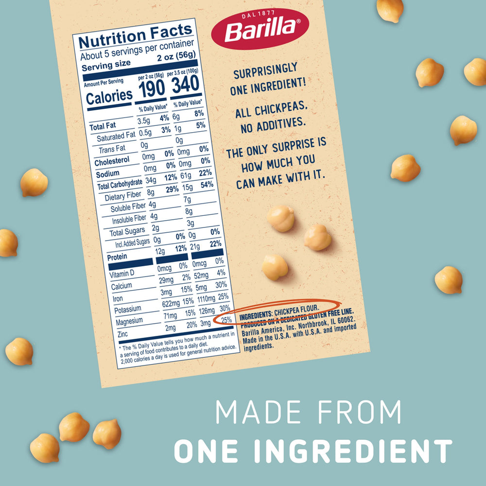 Barilla Chickpea Orzo raw pasta, a protein-rich base for bowls and salads