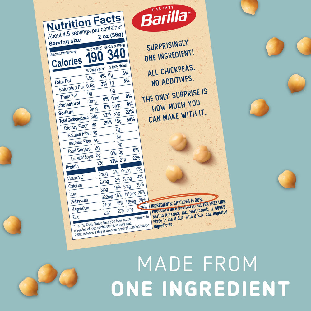 Barilla Chickpea Penne with pesto demonstrates versatile plant based protein option