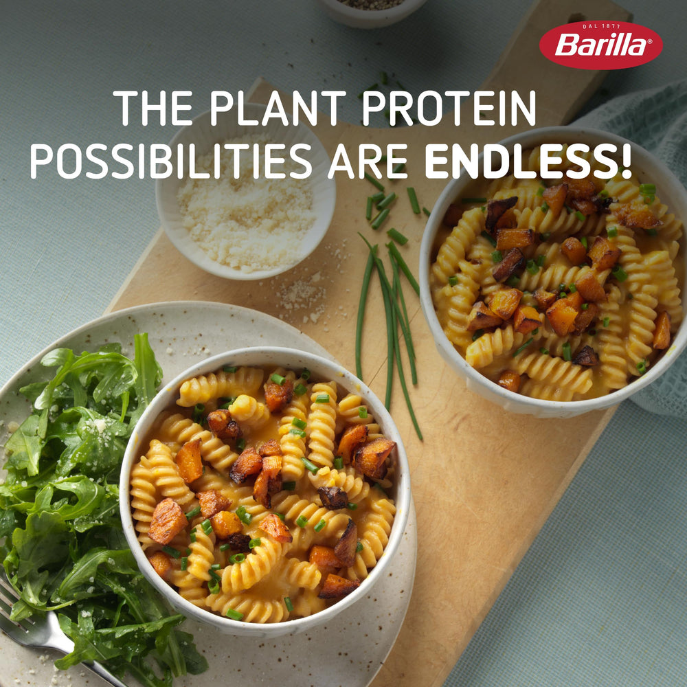 Barilla Chickpea Rotini pack of ten boxes ready for family meals