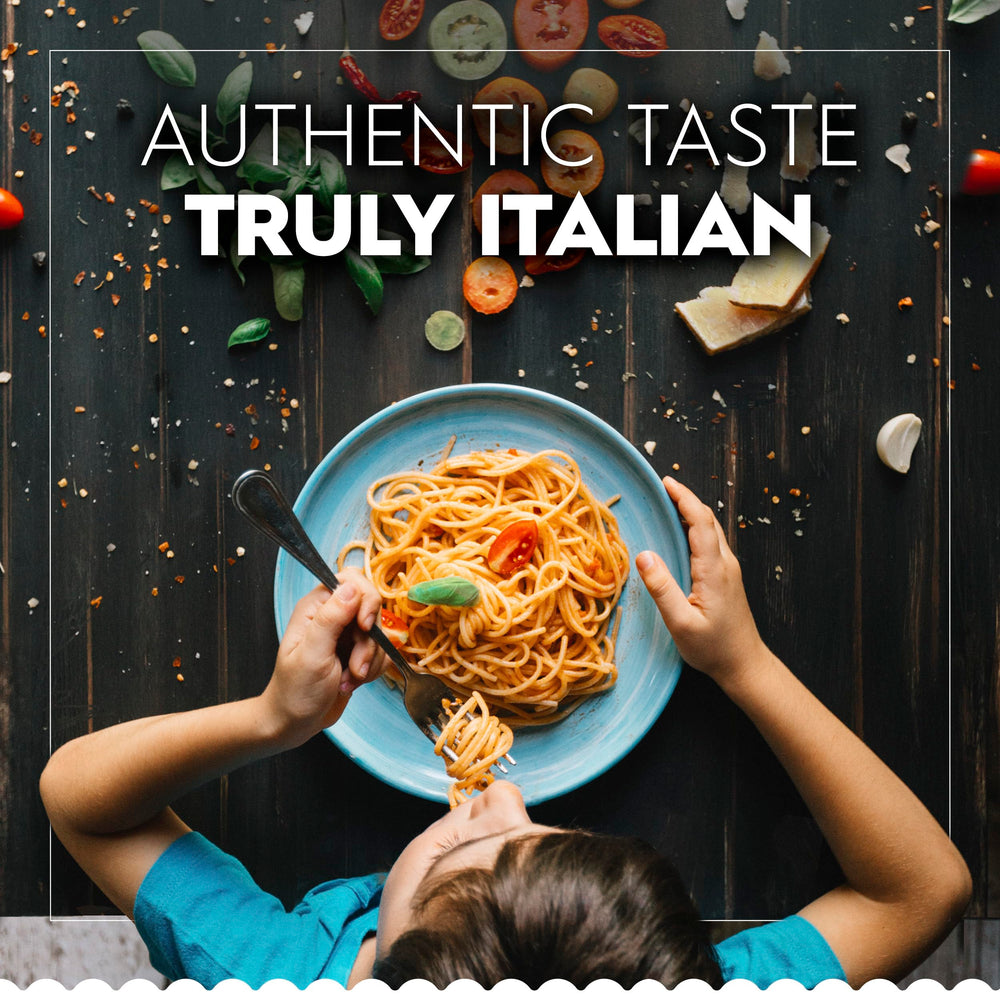 Barilla durum wheat semolina closeup emphasizes sturdy texture for al dente results.