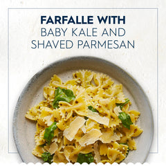 Barilla durum wheat semolina pasta close-up highlighting sturdy texture.