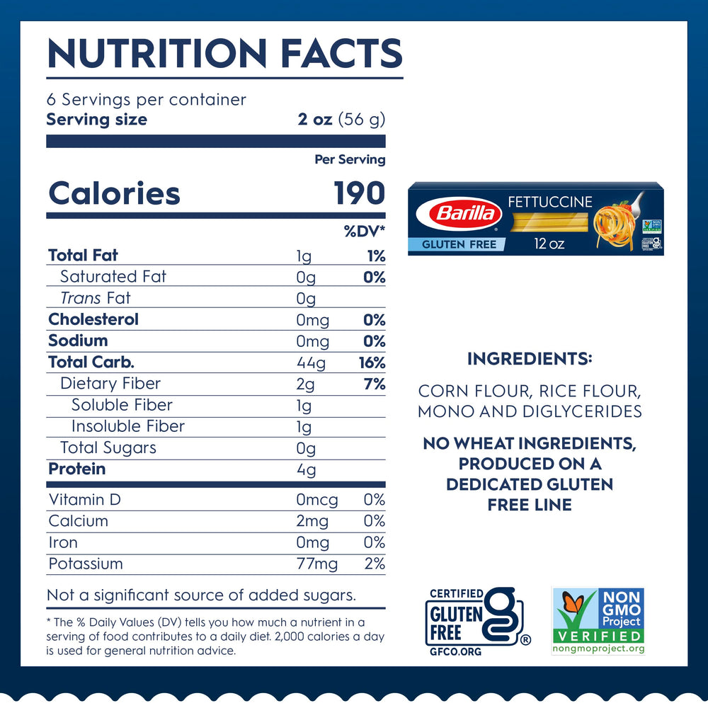 Barilla Gluten Free Fettuccine cooking stage showing noodles in boiling water