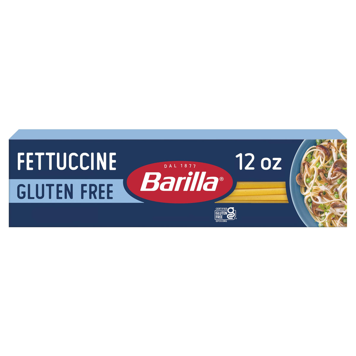 Barilla Gluten Free Fettuccine uncooked ribbons ideal for quick weeknight sauces
