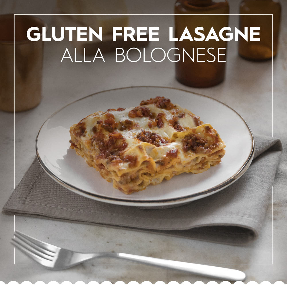Barilla gluten free lasagne slices served hot for comforting family meals.
