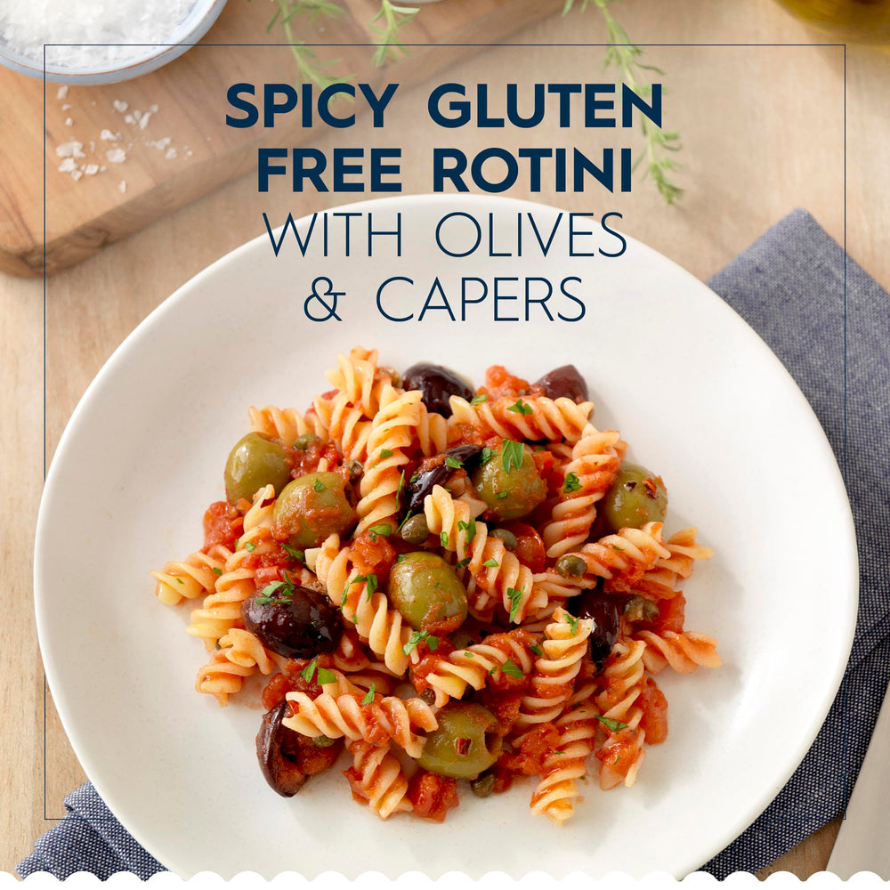 Barilla gluten free rotini holds sauce well for hearty pasta dishes