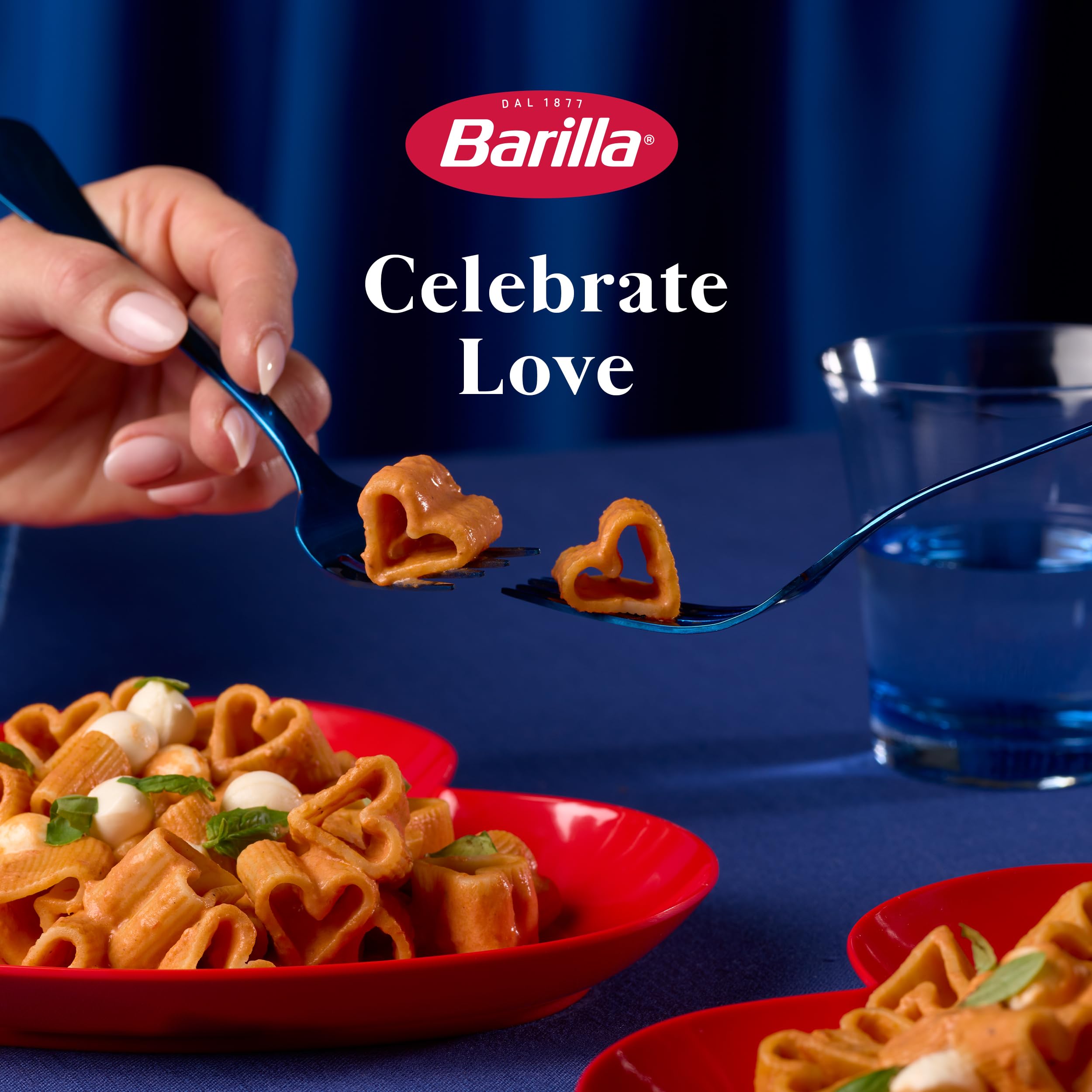 Barilla Love Pasta dinner scene with loved one for date night