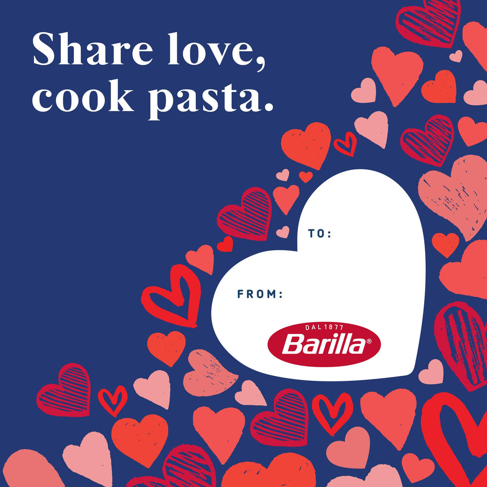 Barilla Love Pasta gift-ready box on table