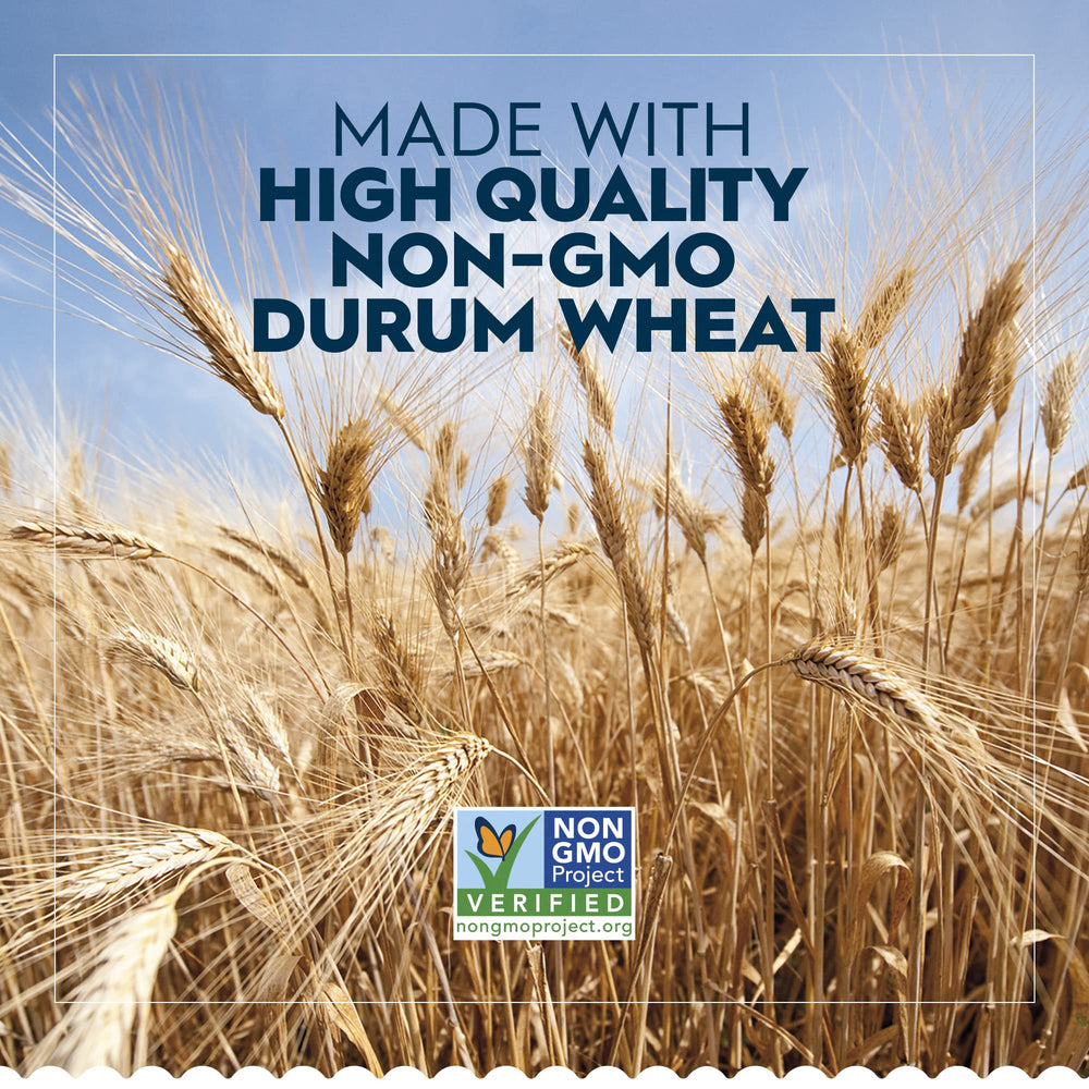 Barilla Mini Wheels Kosher certified label on the packaging.