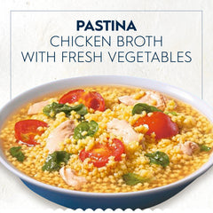 Barilla Pastina box with non-GMO label signaling pure ingredients