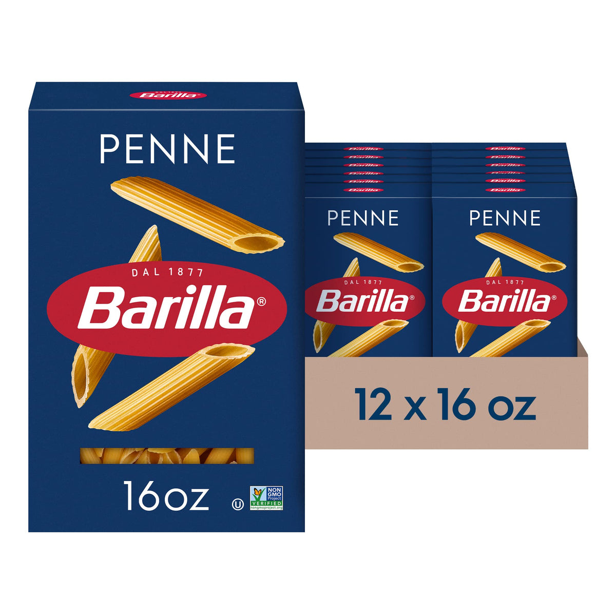 Barilla Penne pasta ridges hold sauce for every bite.