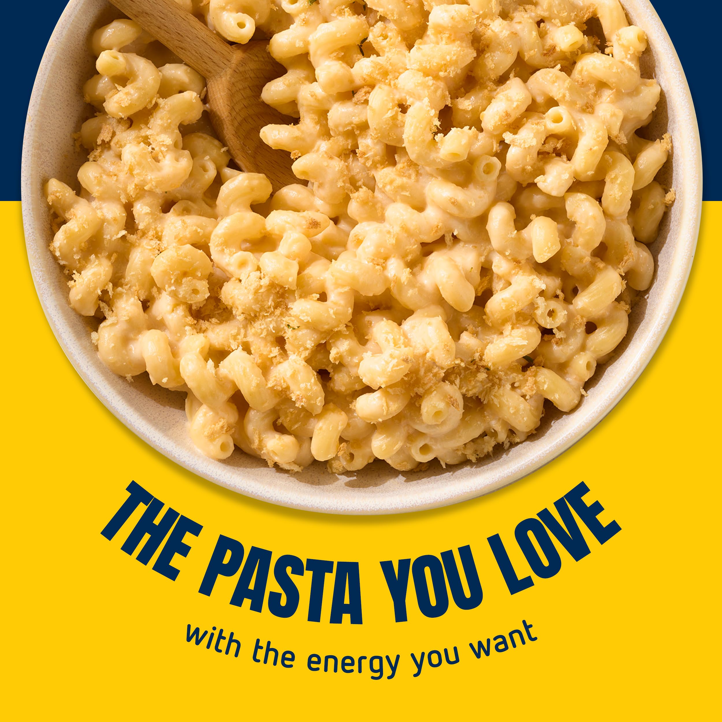 Barilla Protein+ ingredients: lentils, peas and chickpeas highlighted