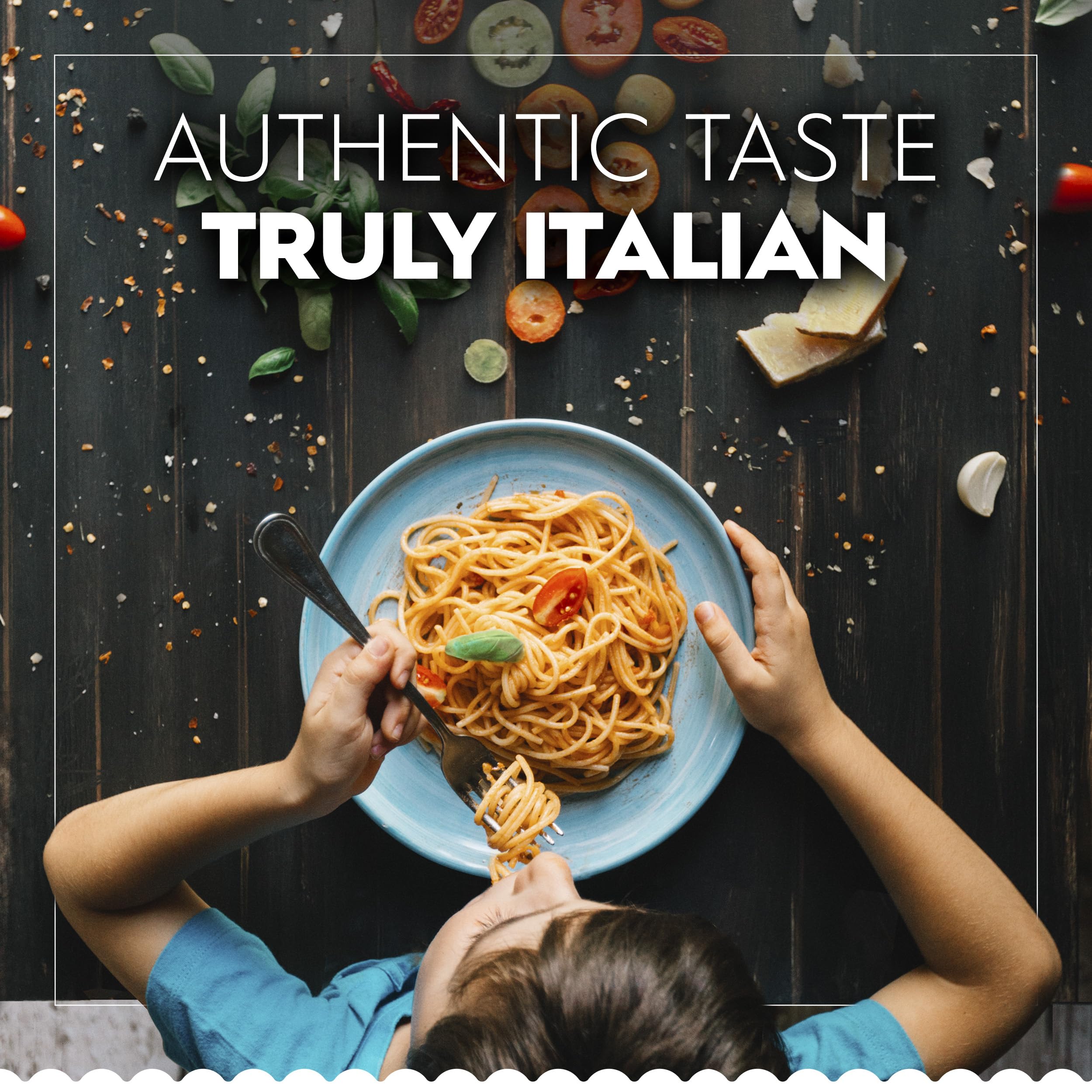 Barilla serving of Cheese & Spinach Tortellini in a bowl with grated cheese.