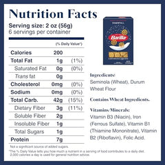 Barilla Snowfall box side tag indicating gift-ready packaging