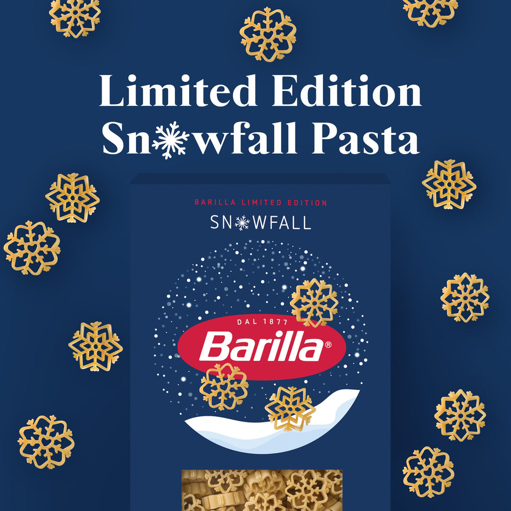 Barilla Snowfall ready-to-serve dish in a steaming bowl