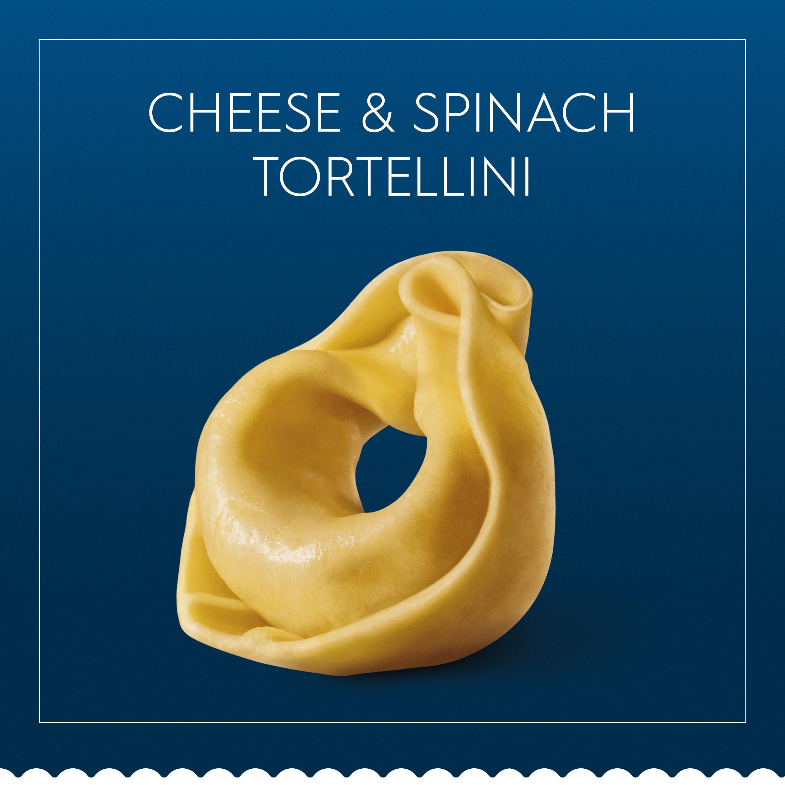 Barilla Tortellini in a light cream sauce, ready for a comforting plate.