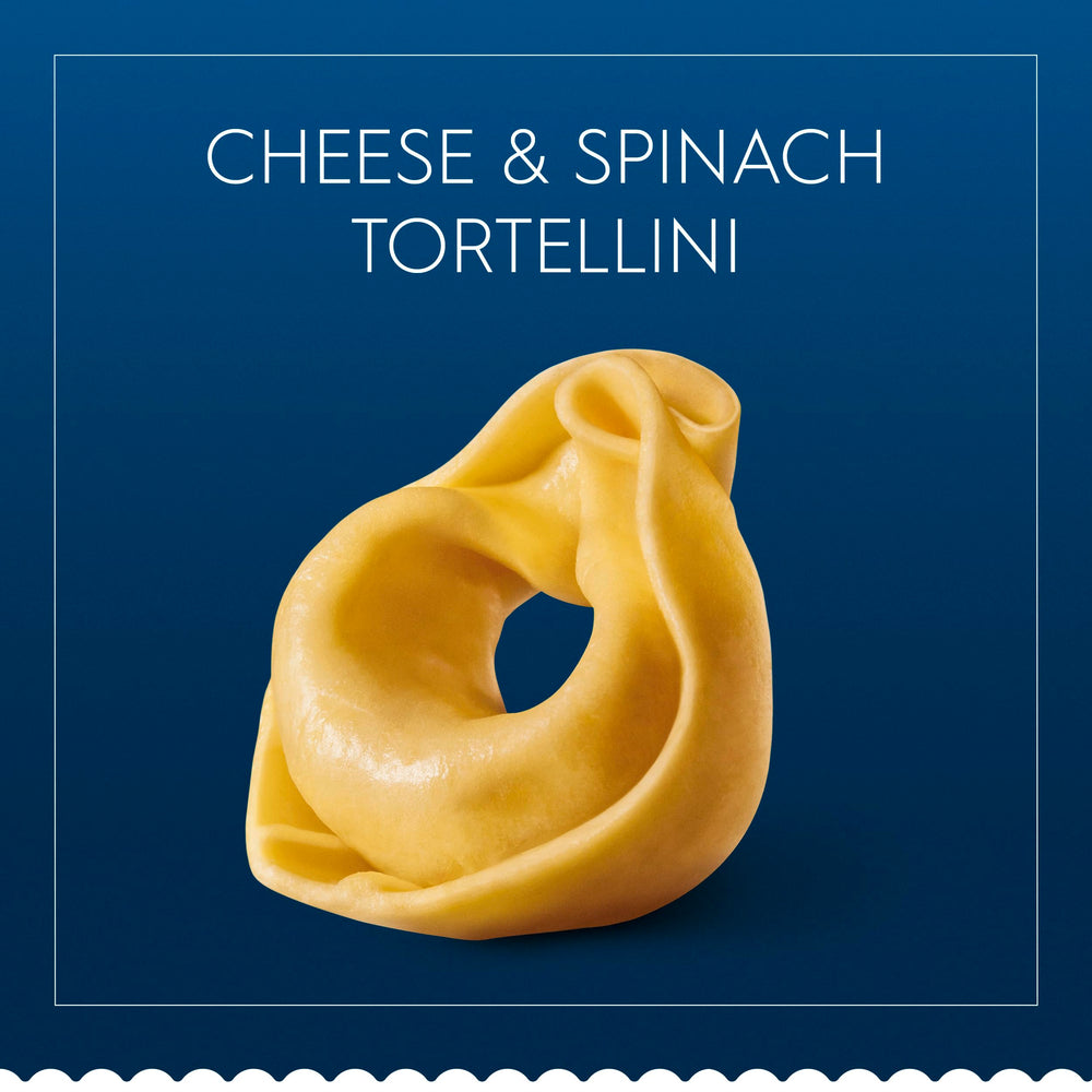 Barilla Tortellini in a light cream sauce, ready for a comforting plate.