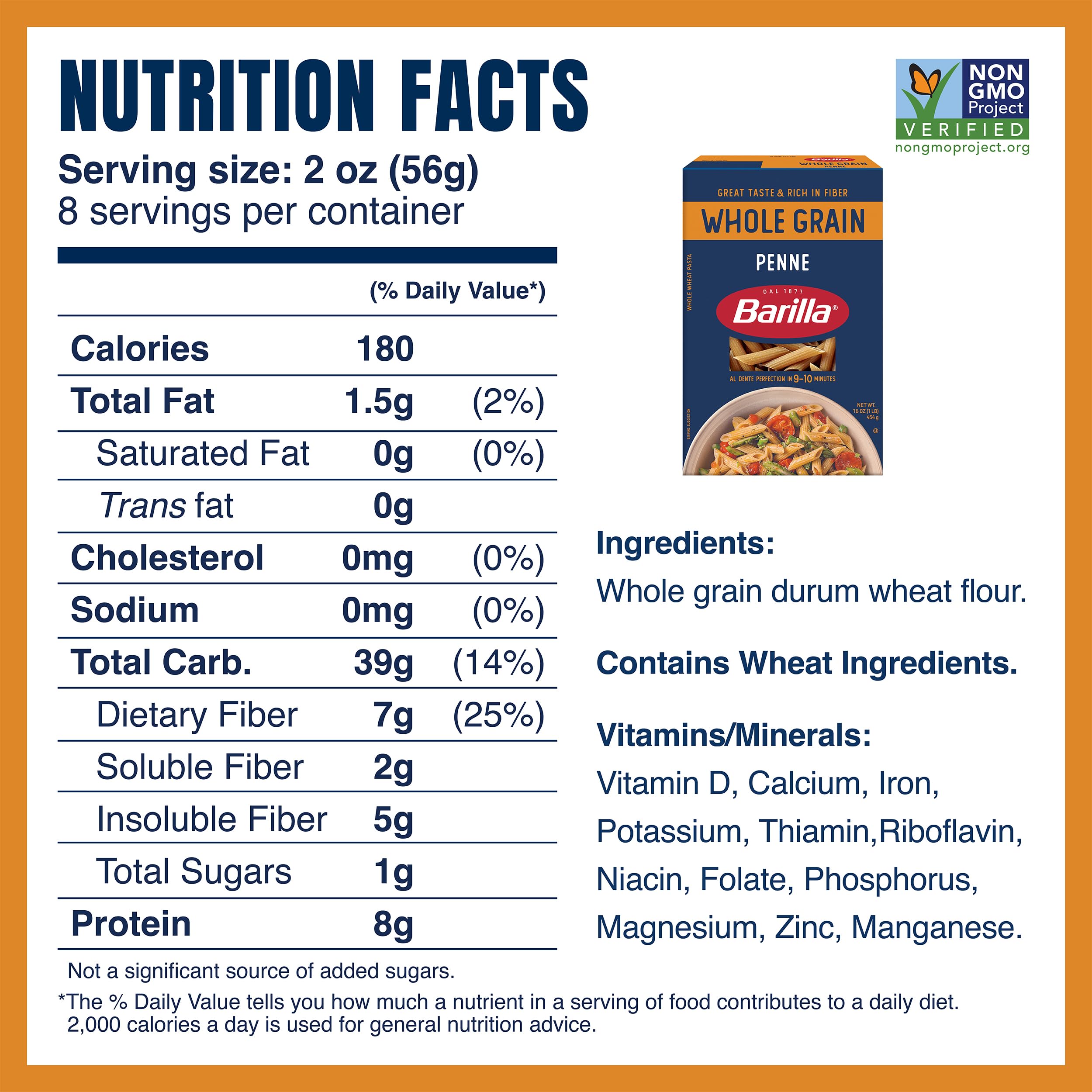 Barilla Whole Grain Penne uncooked bulk pack ready for meal prep