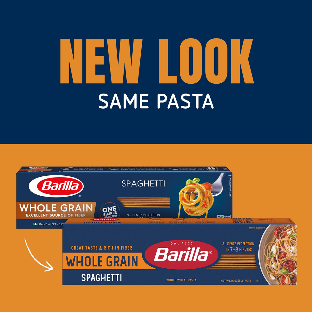 Barilla Whole Grain Spaghetti achieving al dente texture with sauce