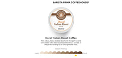 Close-up of Barista Prima KCup capsule showing compact design
