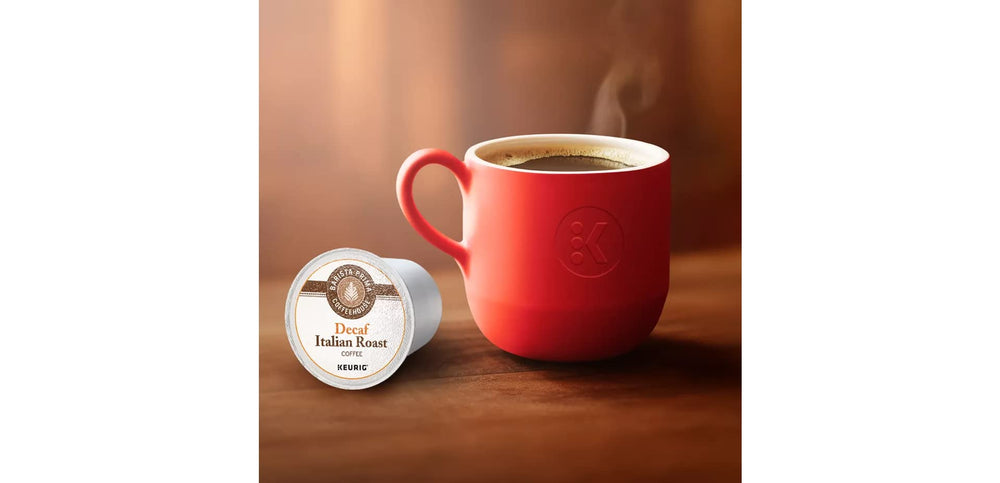 Keurig brewer prepared with Barista Prima KCup