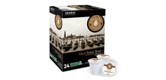 Unopened Barista Prima KCup packaging for Decaf Italian Roast