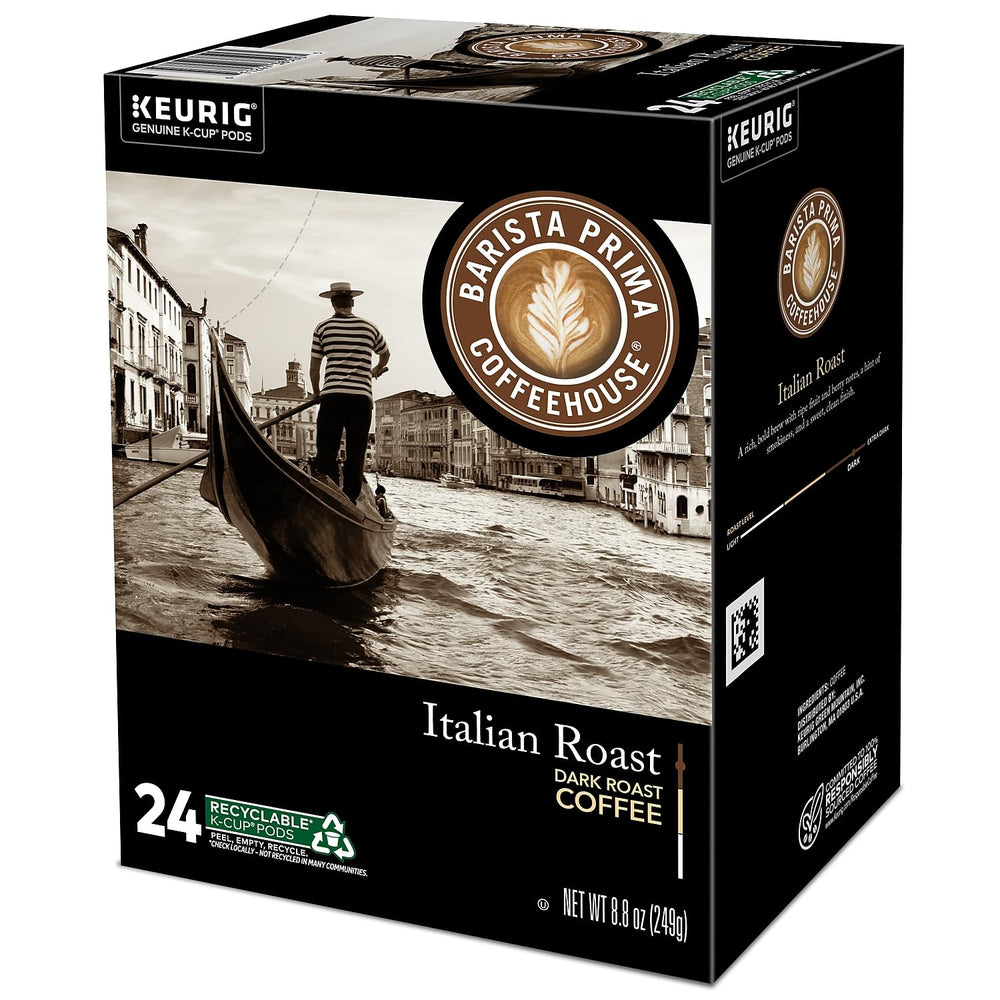 Barista Prima Italian Roast aroma steam suggesting an energizing start to your day.