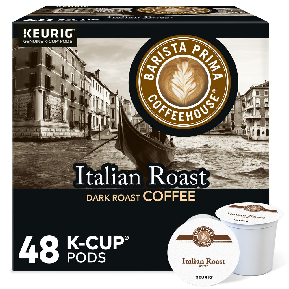 Barista Prima Italian Roast K-Cup pods for bold mornings