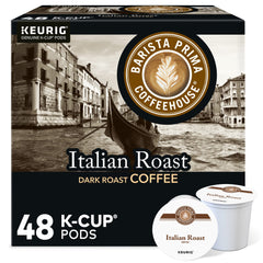 Barista Prima Italian Roast K-Cup pods for bold mornings