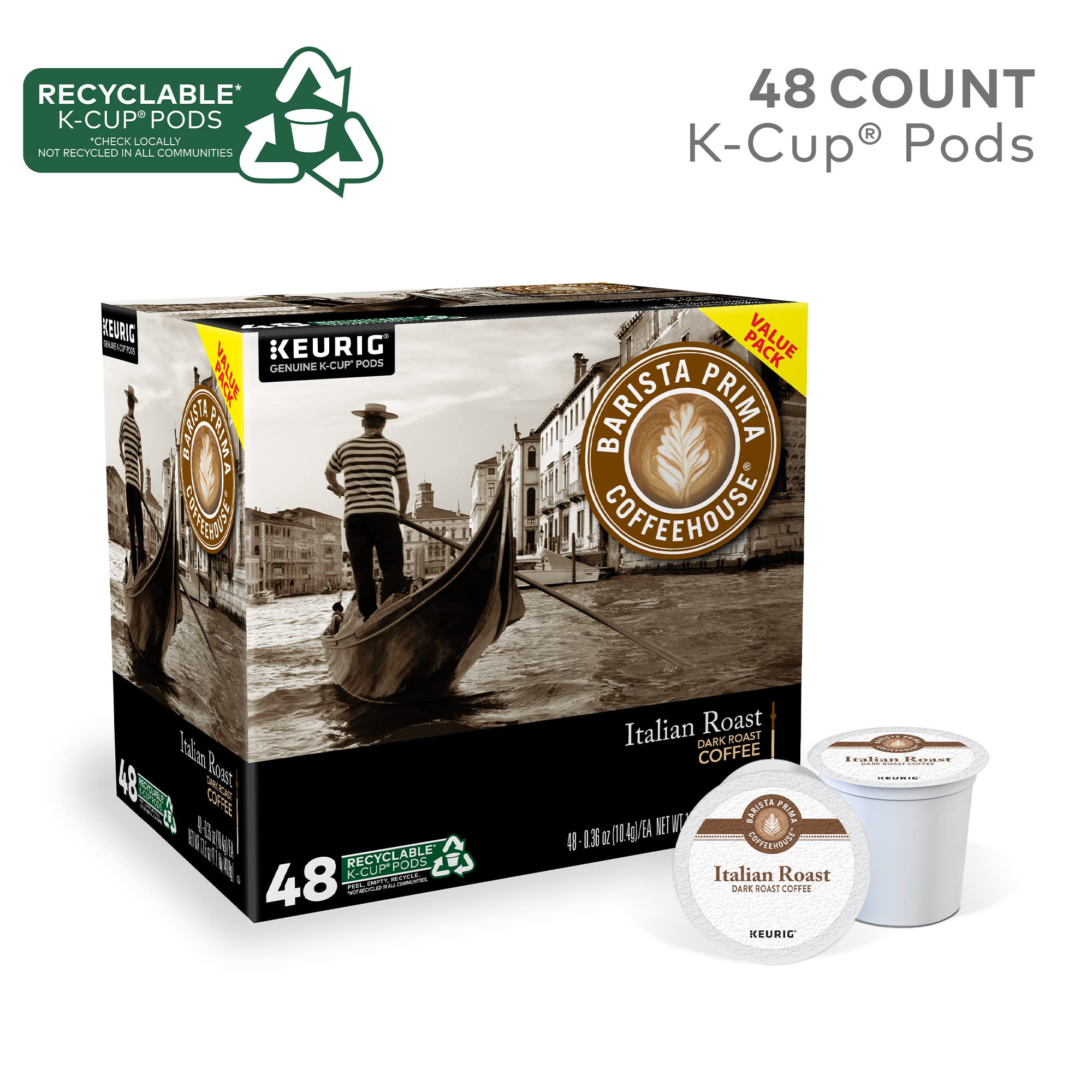 Barista Prima Italian Roast packaging and label visible for quick decisions