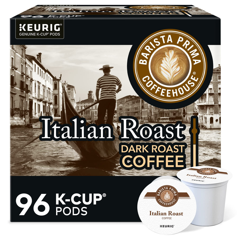 Barista Prima Italian Roast pod close-up highlighting bold flavor potential