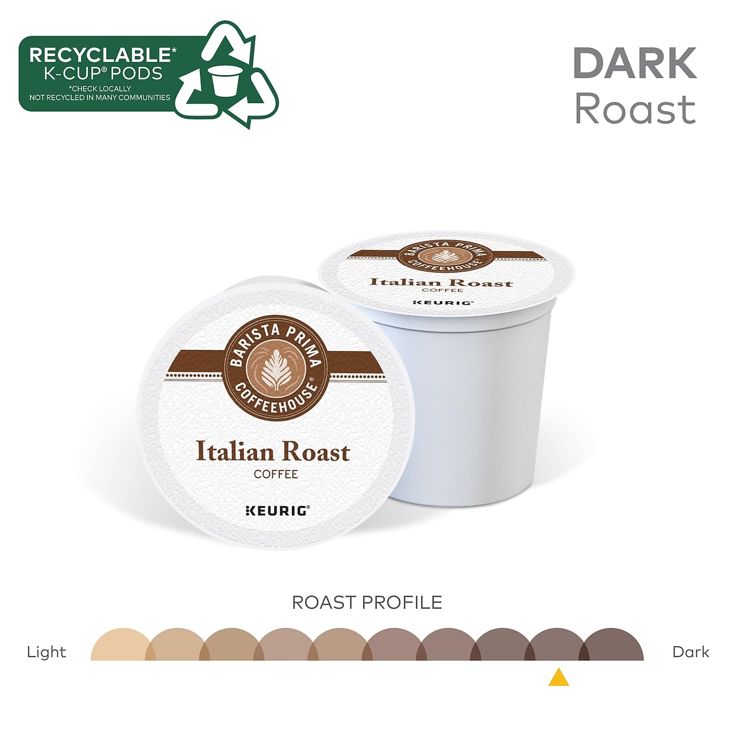 Barista Prima Italian Roast pods on desk ready for quick, high-quality coffee.
