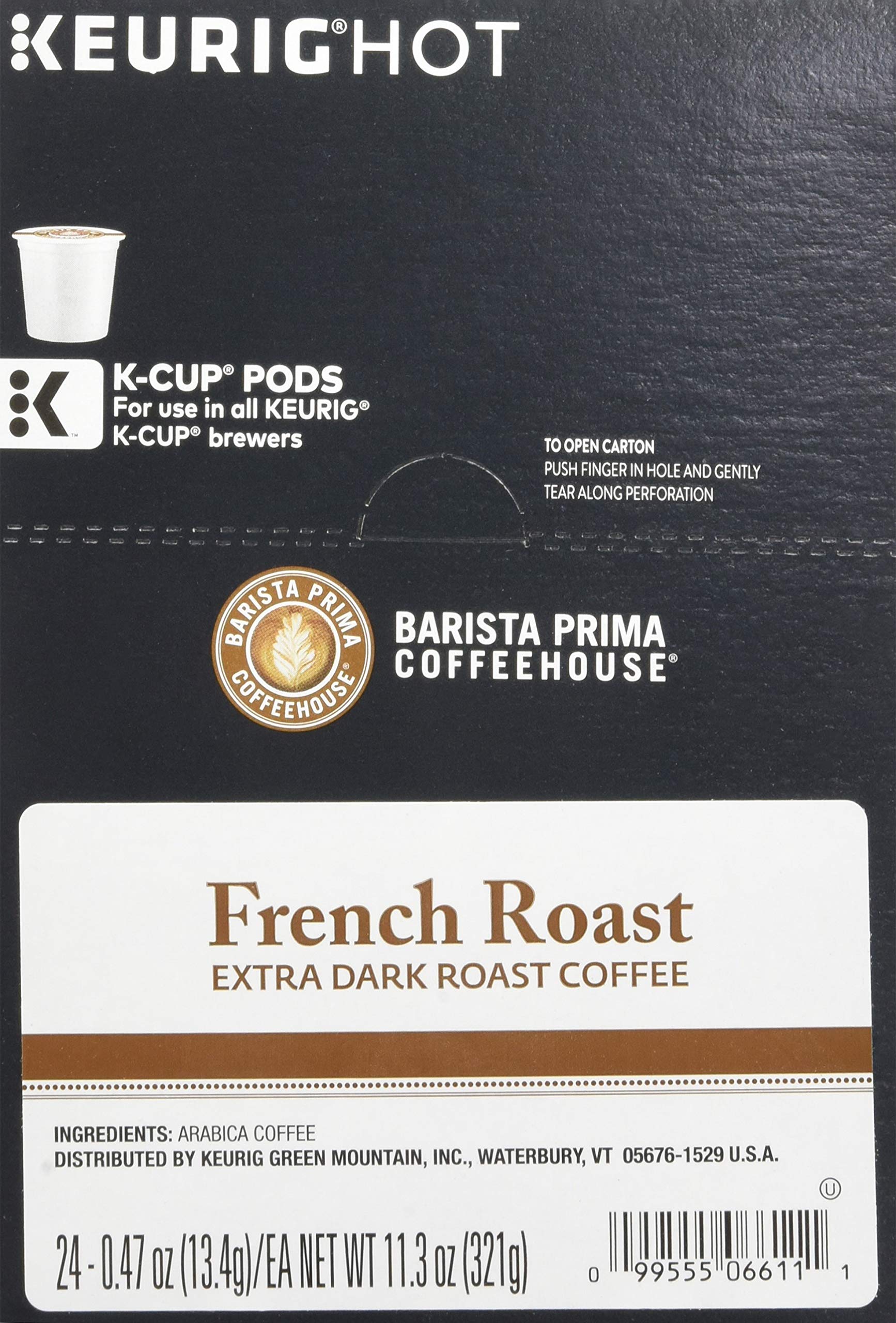 Barista Prima K-Cup close-up shows glossy shell and inviting aroma