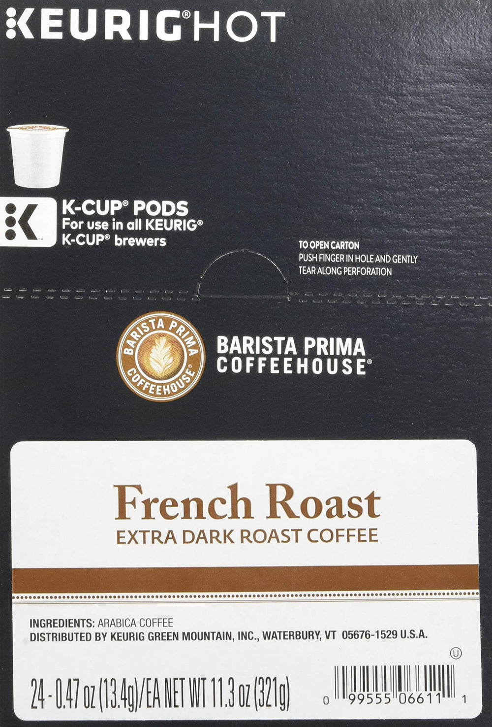 Barista Prima K-Cup close-up shows glossy shell and inviting aroma