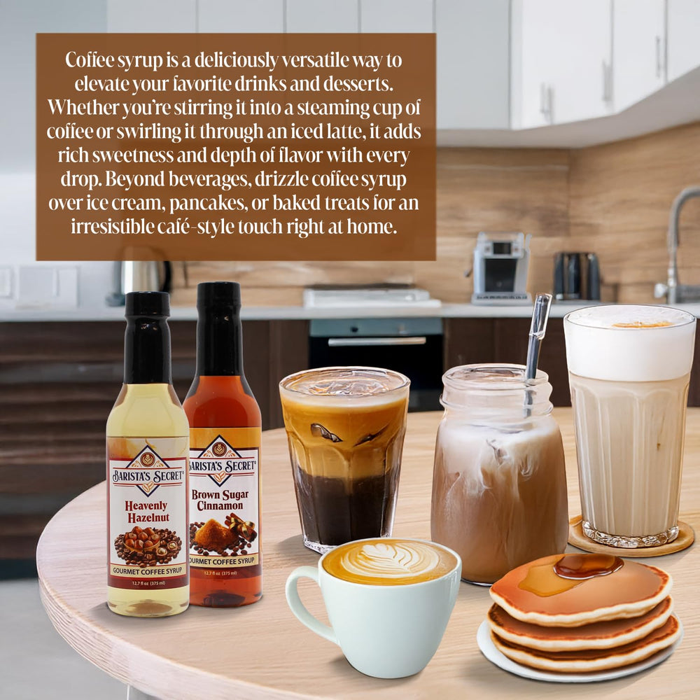Barista's Secret English Toffee bottle pour rich, dessert-like notes