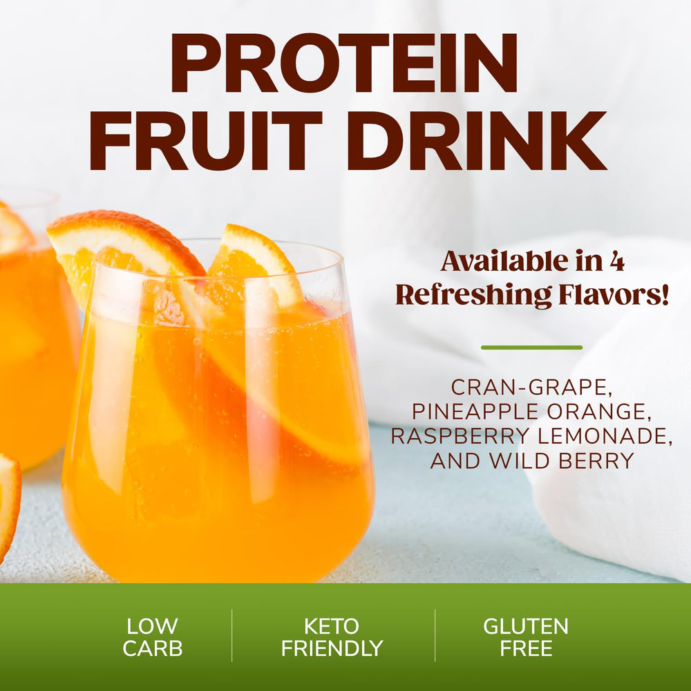 BariWise Protein Fruit Drink Wildberry on-the-go package ideal for busy routines