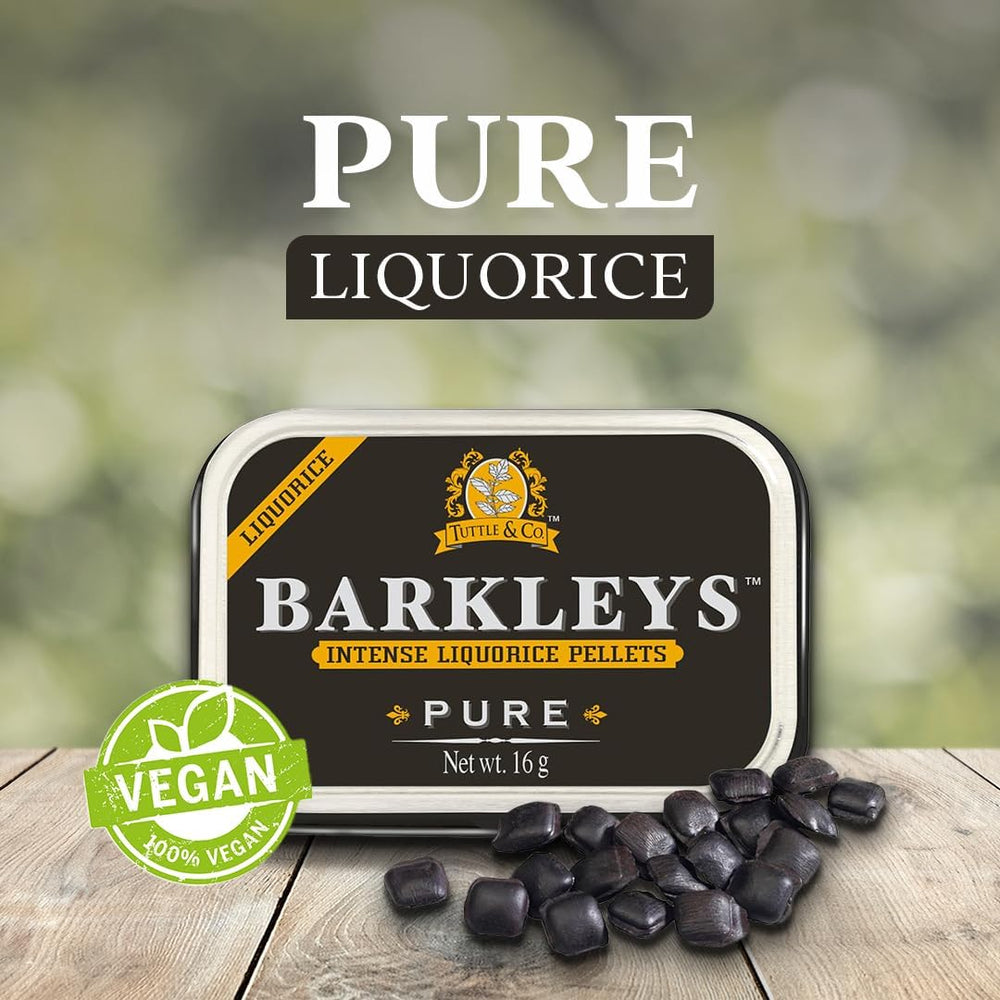 Barkleys licorice candy nutrition label detail for informed snacking