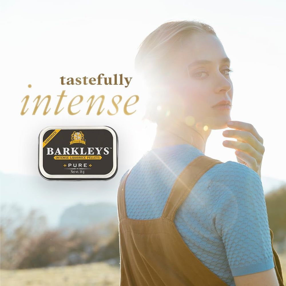 Barkleys licorice pellets in pocket for travel